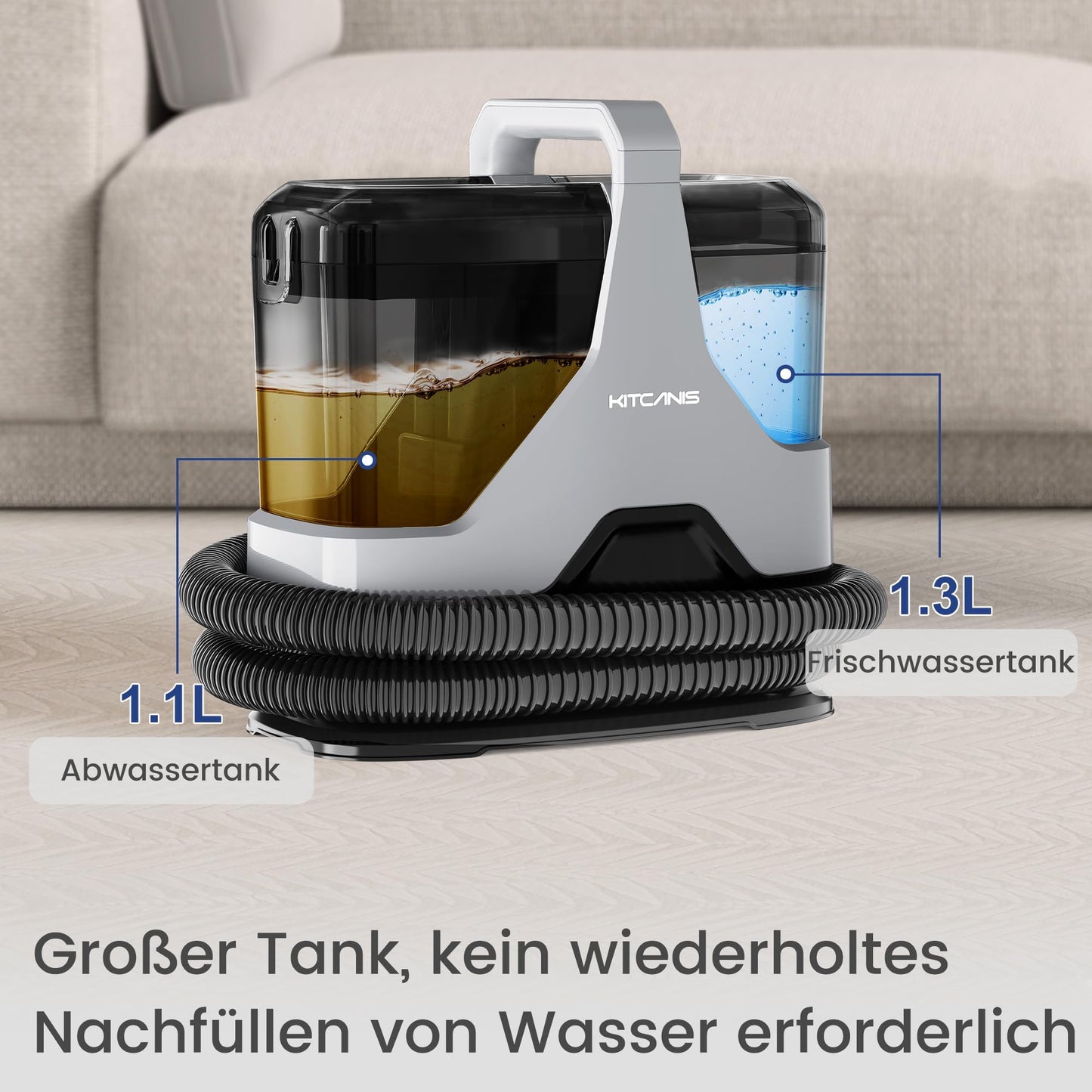 Kitcanis Nasssauger Polsterreiniger