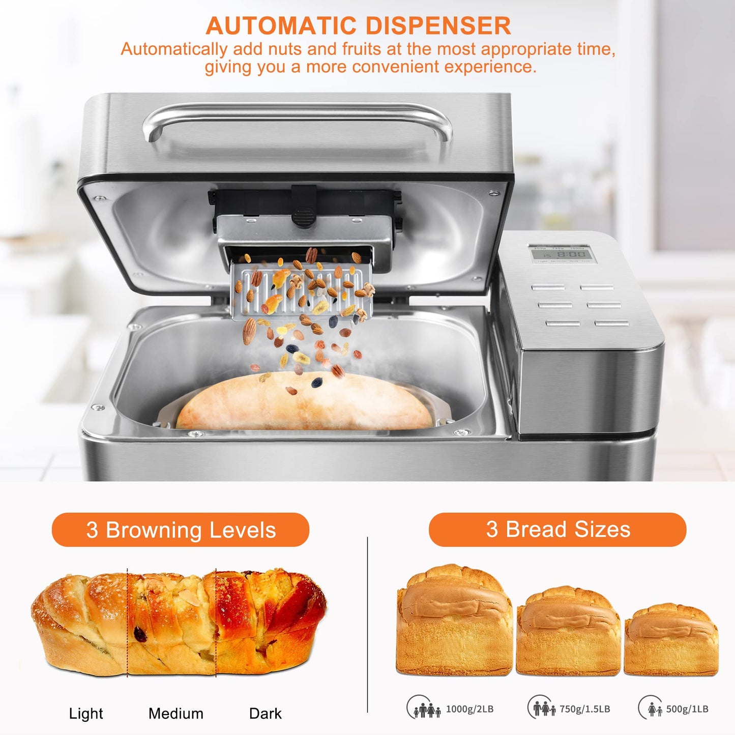 Bread Maker Machines 19 in 1